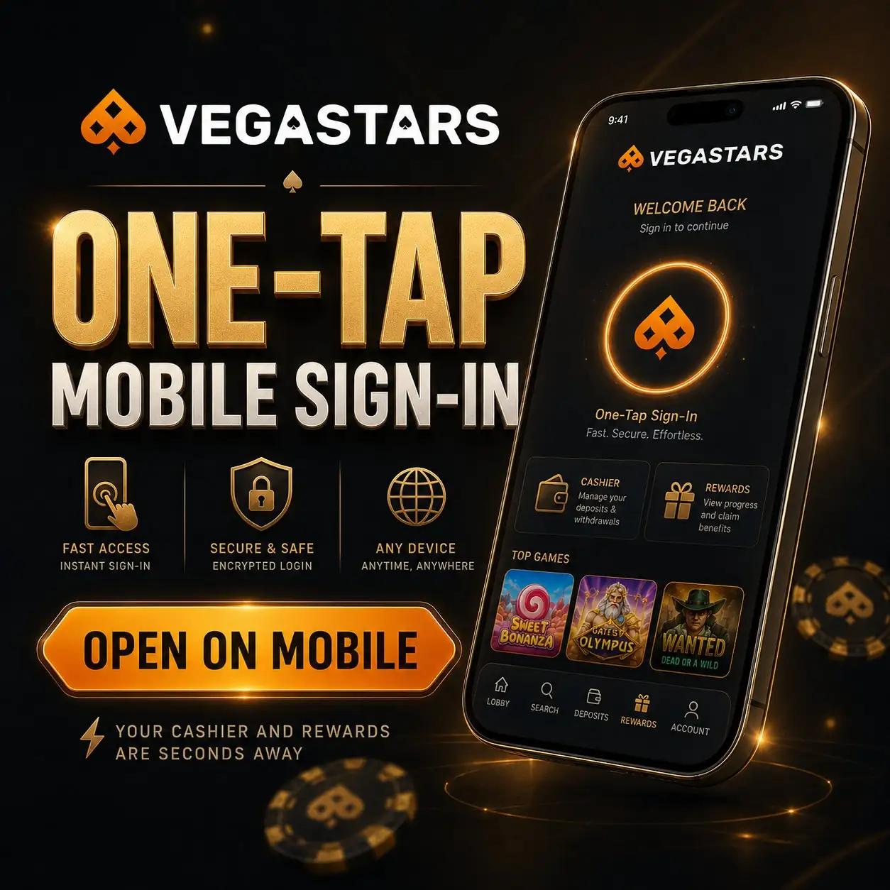 Vegastars login Australia: account access and verification